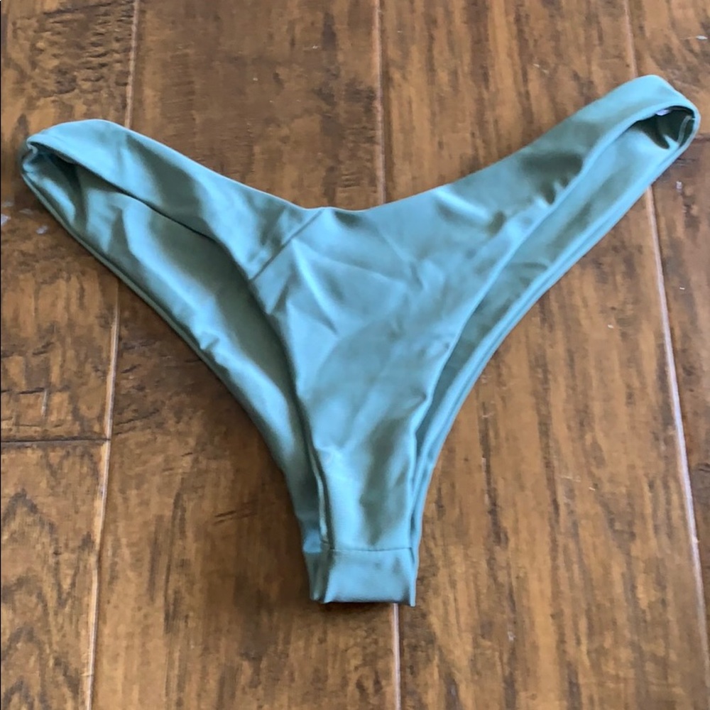 cheeky light blue bikini bottoms